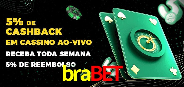 Promoções do cassino ao Vivo brabet